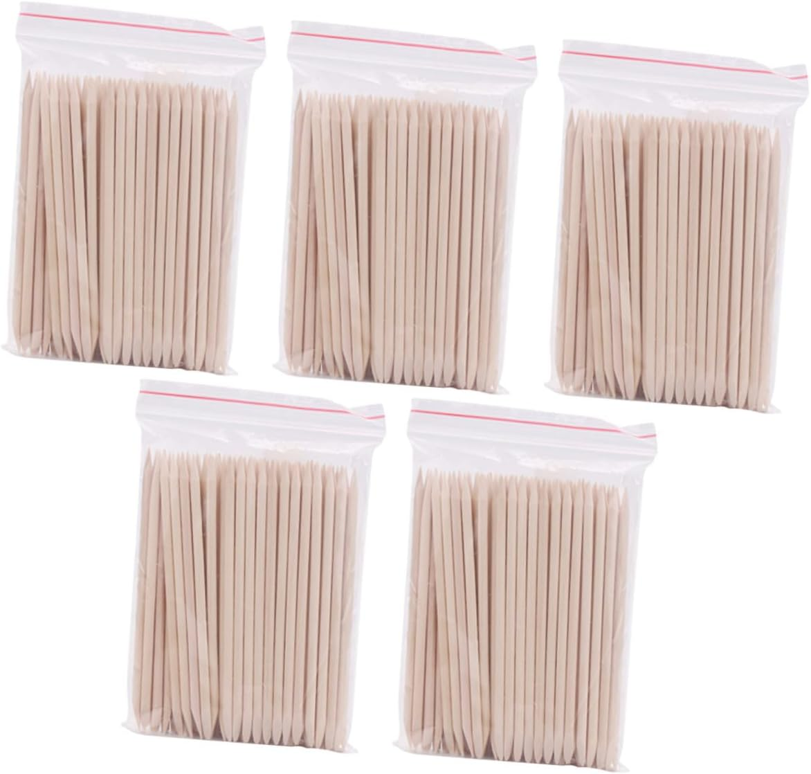 500 Pcs Wax Applicator Sticks Multi Functional Beauty Wood Nail Sticks for Manicure Eyebrow Waxing Hair Removal Double Sided Design Smooth Finish for Detailed Areas image number 3