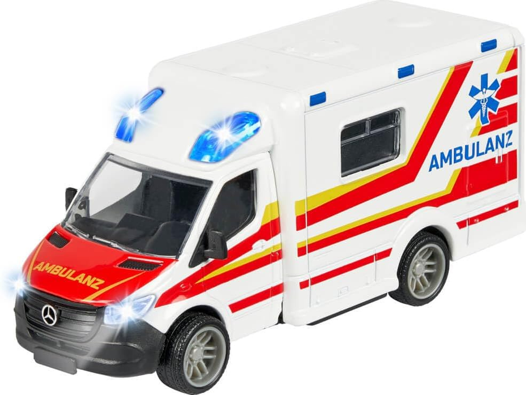 Majorette 213712001 Grand Series City Mercedes-Benz Sprinter Ambulance Die-Cast, One Size image number 1