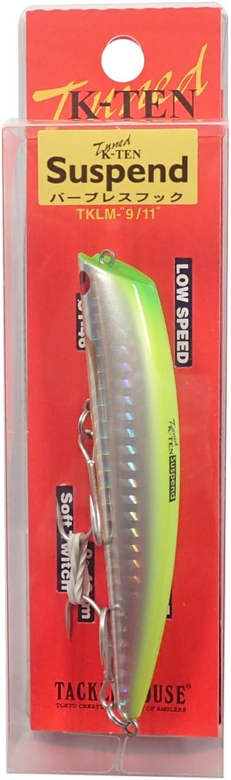 Tacklehouse Minnow Tuned K-Ten TKLM Ripless Minnow SP 3.5 Inches (90 Mm) 0.45 Oz (12.5 G) Suspended TKLM90SP Lure - Pearl Chart 103 image number 4