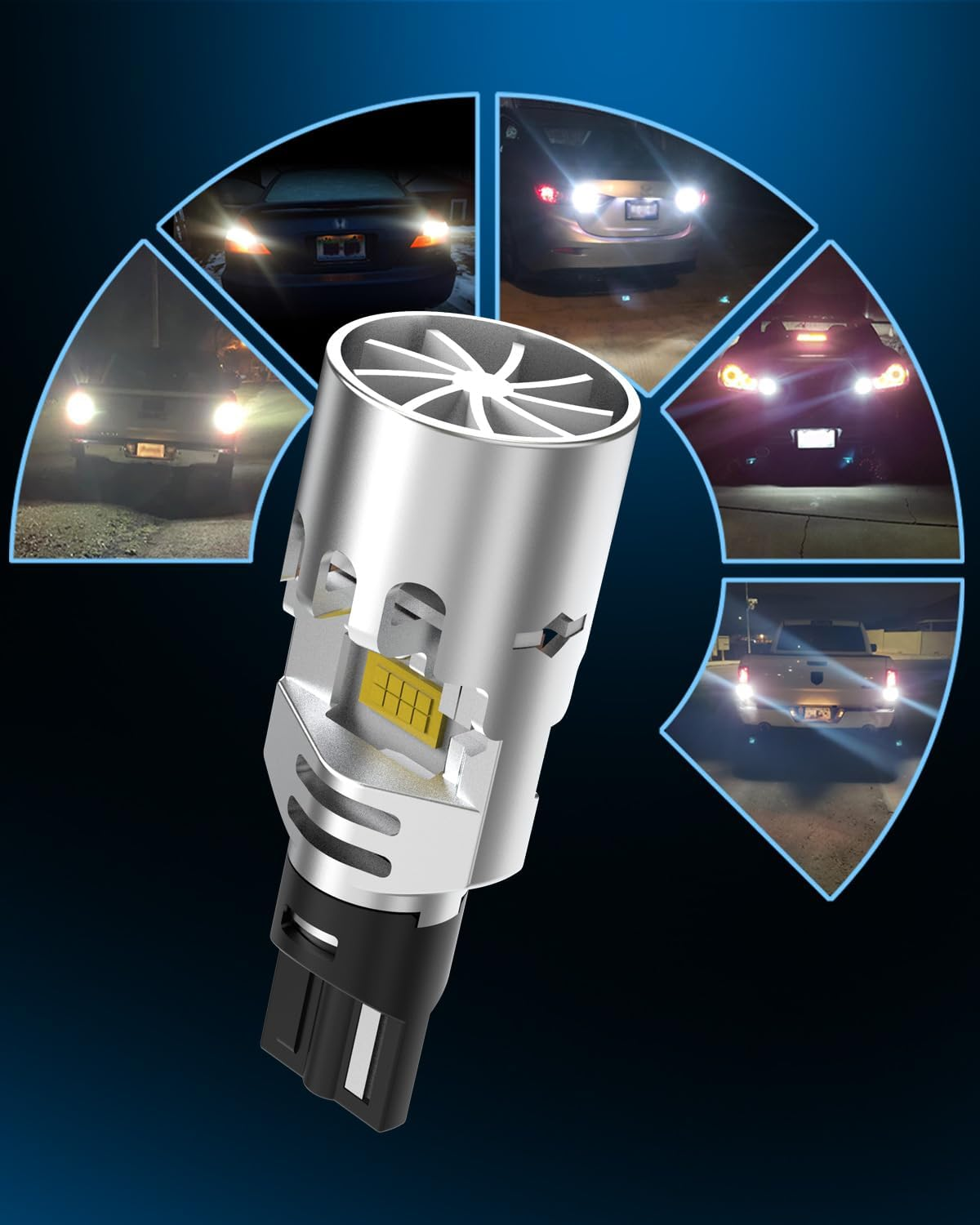 KATUR 6500K White 12V 24V 6000LM Pack of 2 image number 4