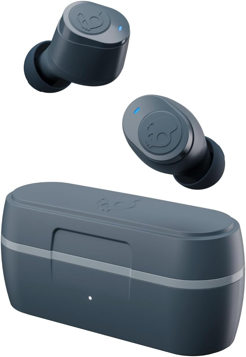 Skullcandy Jib True 2 Wireless In-Ear Headphones with 32 Hours Battery Life, Micro, Compatible with Iphone, Android and Bluetooth Devices - Black