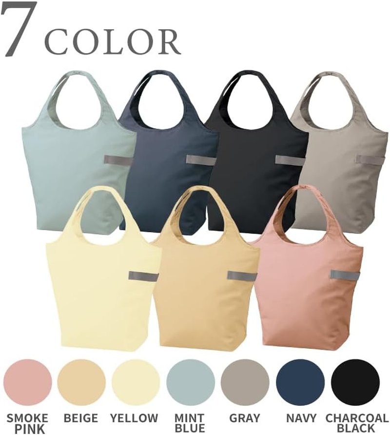 Motteru Kururito Cooler Marche Bag | Eco Bag Stylish Folding Compact Cloth Cute Outdoor Gift - Grey image number 3