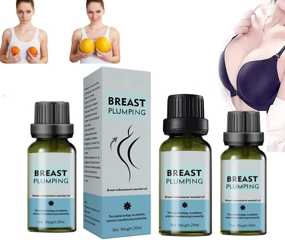 Curvy Beauty Korean Bust Massage Oil,Breast Plumping Oil,Natural Herbal Bust up Essential Oil,Breast Enlargement Oil,Bust Firming Cream Tightening and Lifting Strengthens Skin Elasticity&Firmness (3Pcs) image number 1
