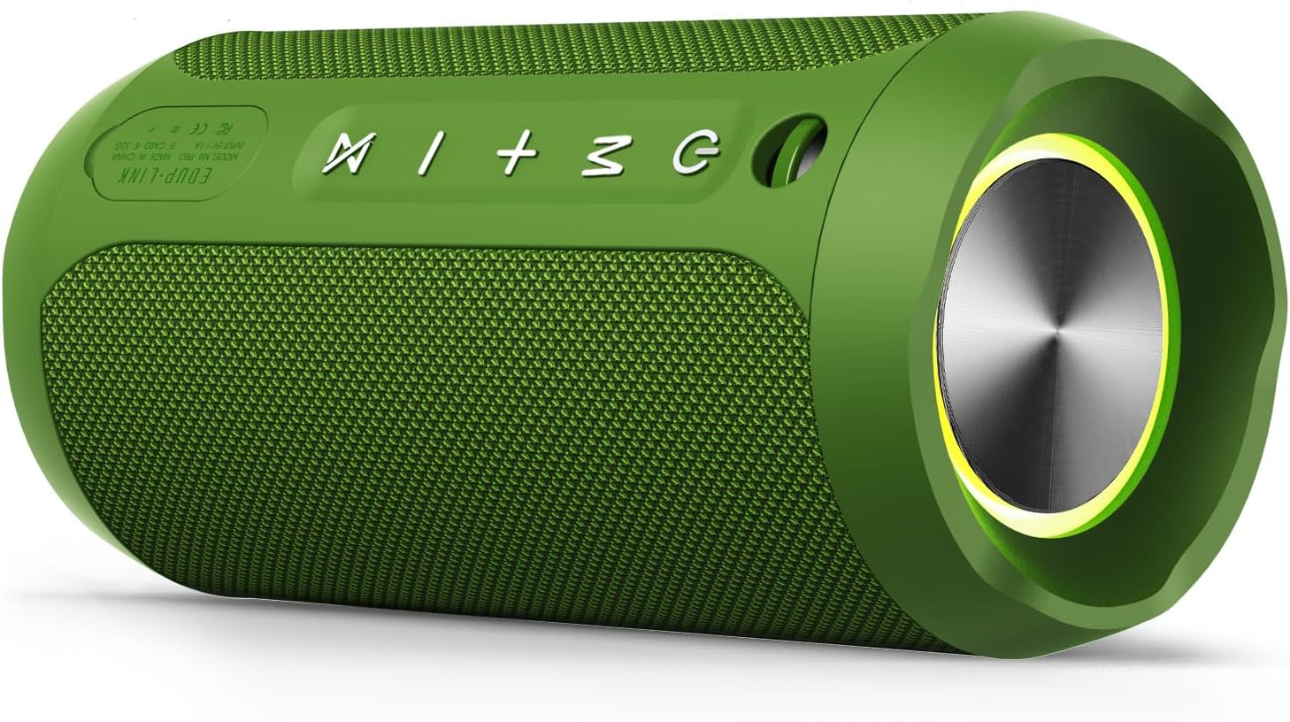 EDUPLINK Bluetooth Speaker, Portable Wireless Speakers, Waterproof IPX7 Speaker, TWS Pairing Stereo, Long Playtime for Home, Travel, Black