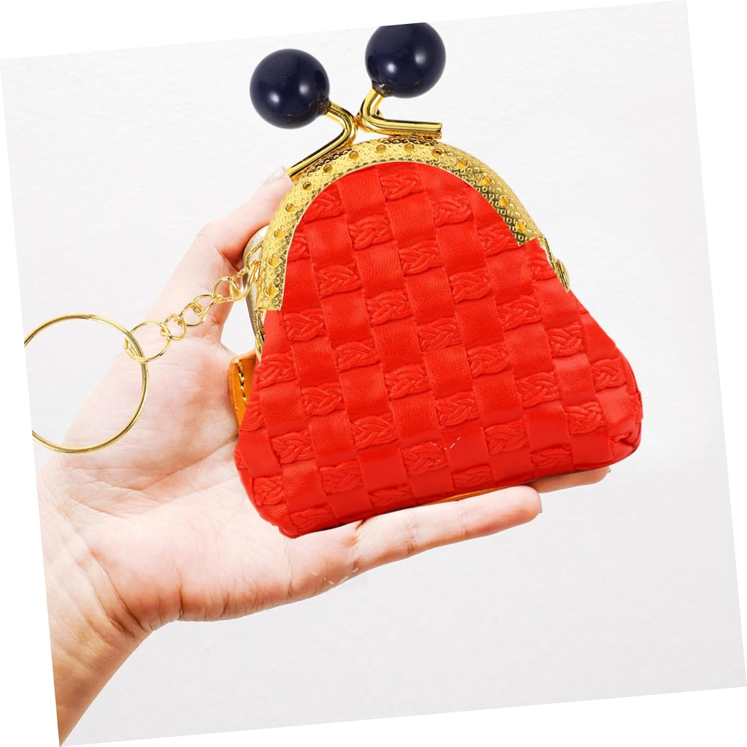 Anneome 10Pcs Keychain Wallet Purse Clasp Frame Handbag Clasp for DIY Purse Making image number 1