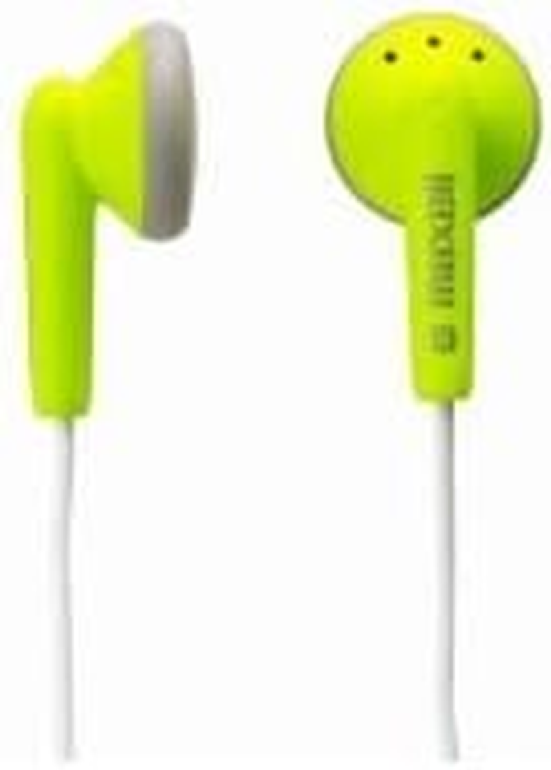 Maxell HP-IE10-CY Headphones inside Ear Type, Body Color, Pastel Cyan, Portable Connector Included
