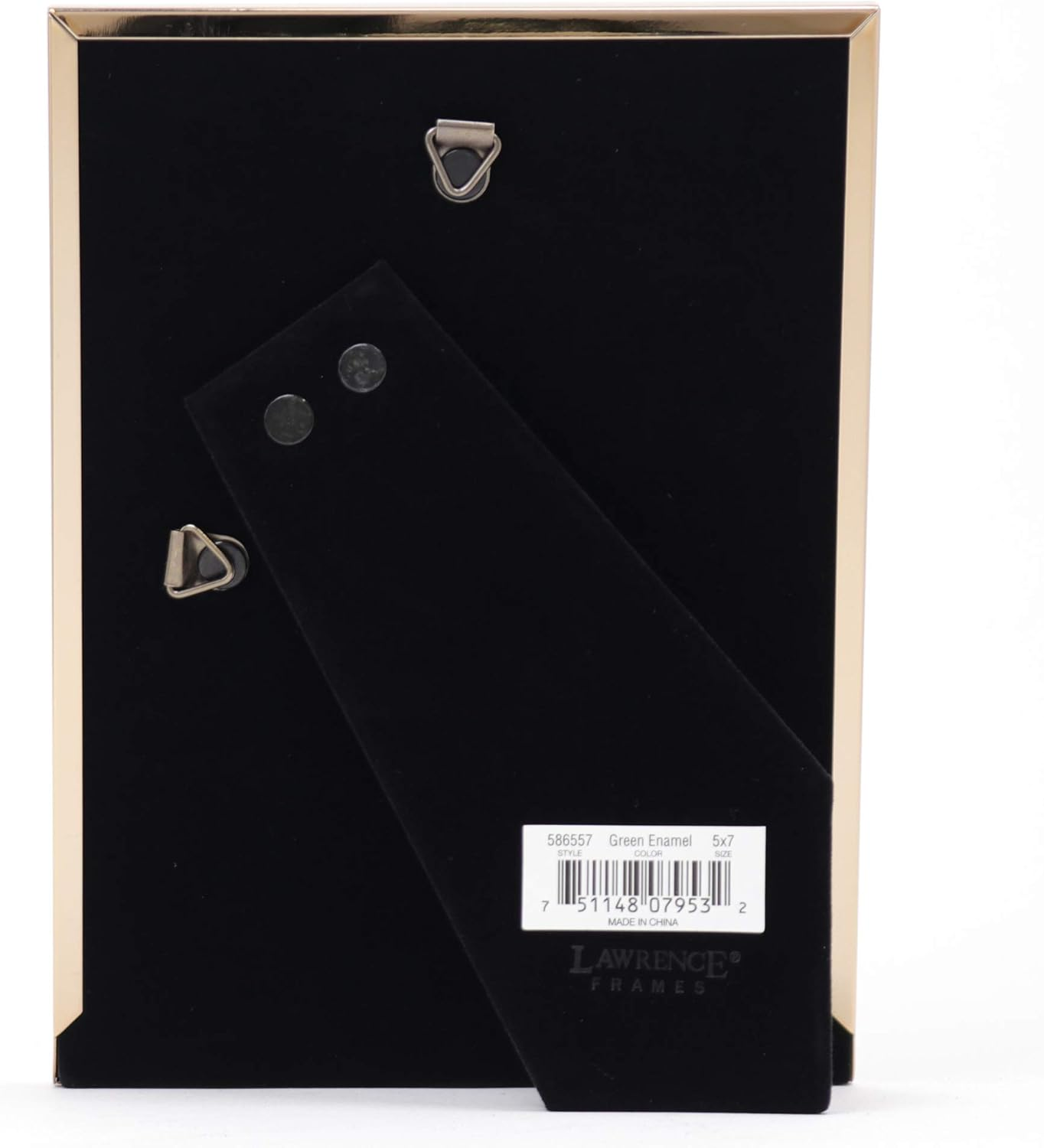 Lawrence Frames Metal Frame, Polished Enamel, Green, 5X7 image number 3