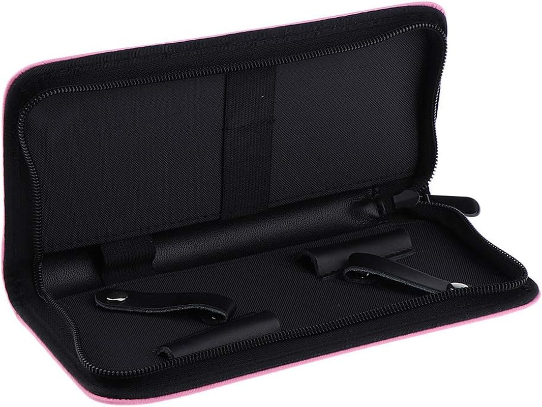 Amagogo Hairdressing Barber Styling Tools Pouch Bag for Shear Scissor Comb, Pink, as Described image number 6