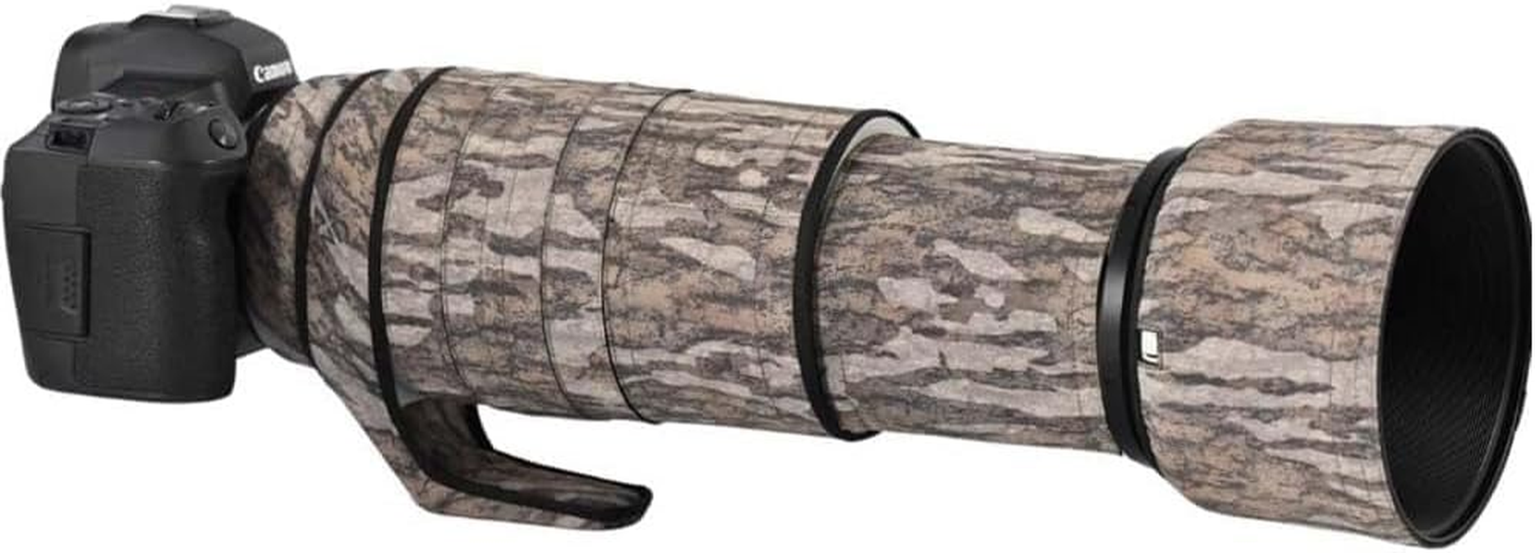 ROLANPRO Waterproof Lens Cover for Canon RF 100-500Mm F/4.5-7.1 L Is USM Camouflage Rain Cover-#10 Tree Waterproof