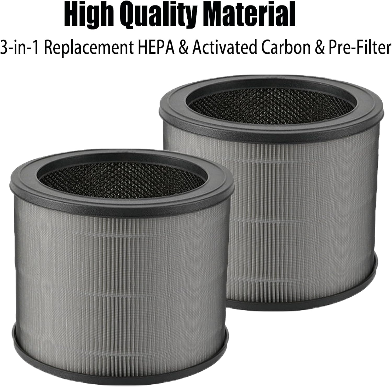 Compact 4-Stage Filter Replacement for Winix Compact 4-Stage Tower Air Purifier, 3-In-1 HEPA & Activated Carbon & Pre-Filter, Parts # AUS-0850AAPU (2 Pack) image number 2