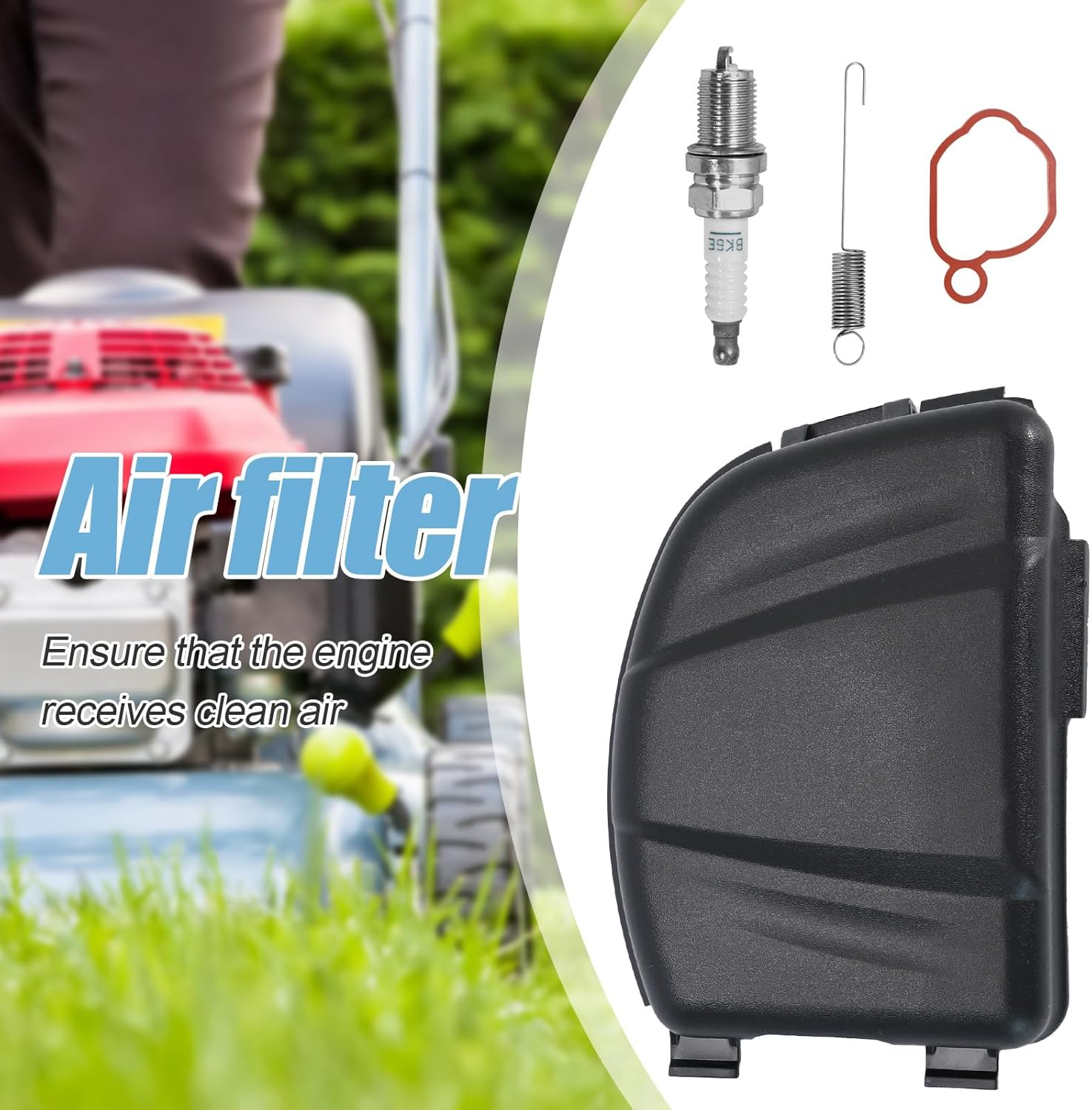 SYOWADA 595658 Air Filter Cove Kit, Replacement for BS 593260 798339 798452 4247 5432 5432K Lawn Mower, Replaces 798452
