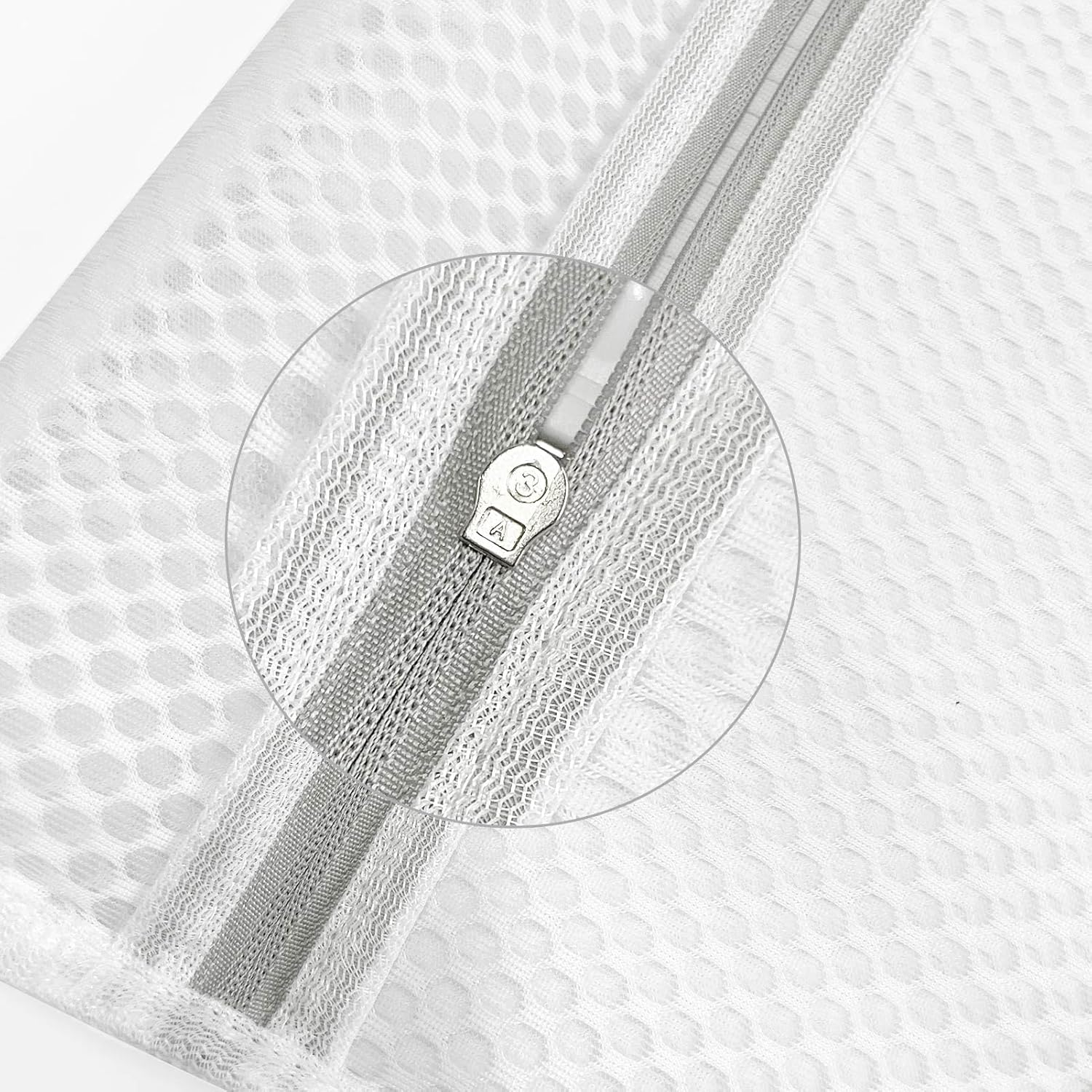 Qinzin Lingerie Bags for Washing Delicates, Mesh Laundry Bags for Washing Machine. 2Pcs(20"" X 24""). image number 1