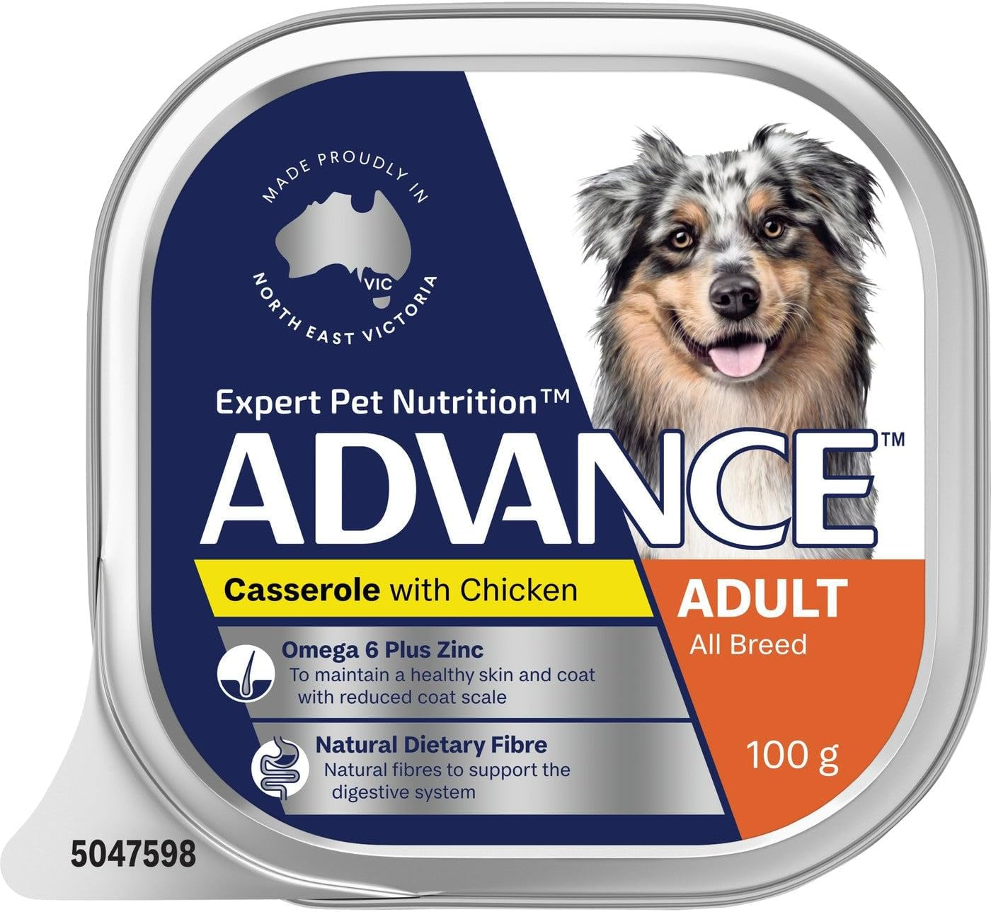 Advance Adult All Breed Casserole with Chicken Wet Dog Food 100 G (Pack of 12) image number 6