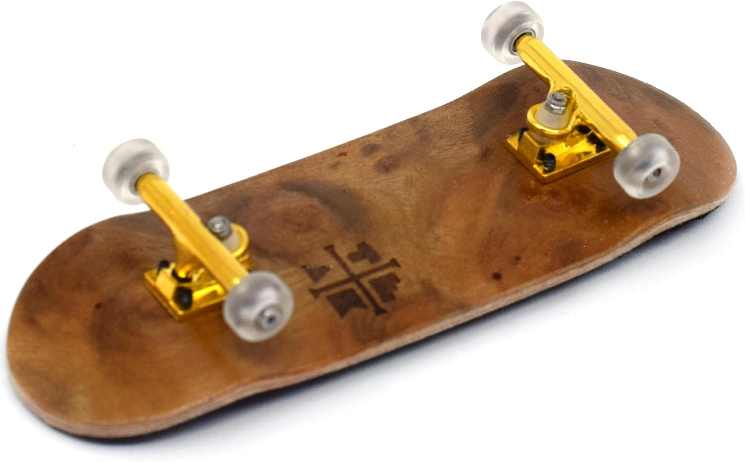 Teak Tuning Prolific Complete Fingerboard with Upgraded Components, Bob Would Be Proud Edition - Pro Board Shape and Size, Bearing Wheels, Trucks, and Locknuts - Handmade Wooden Board