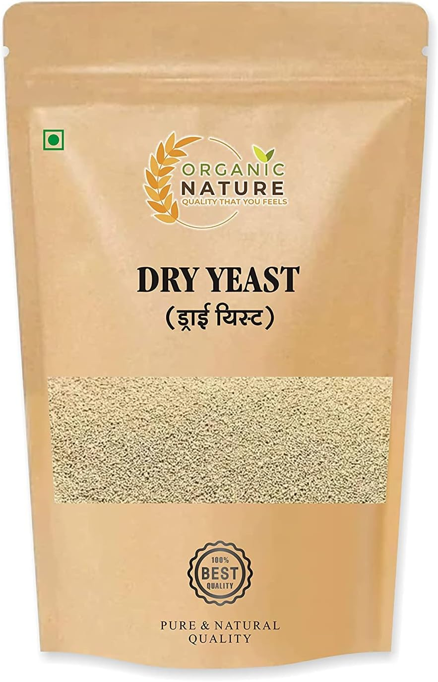 Green Velly Organic Nature Active Dry Yeast Bakers Yeast Instant Yeast (Pack of 500 Gram)