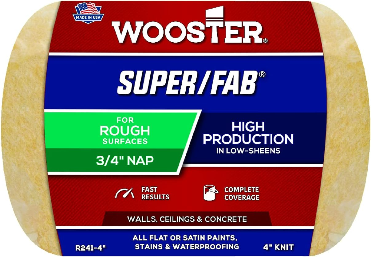 Wooster Brush R241-14 Super/Fab Roller Cover, 3/4-Inch Nap, 14-Inch image number 3