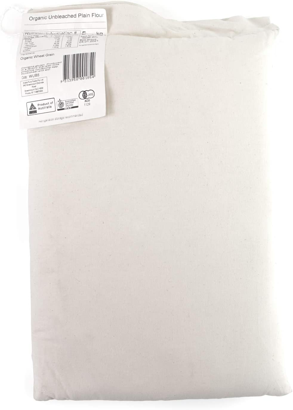 Kialla Pure Foods Flour UB Plain White 5Kg - Packaging May Vary