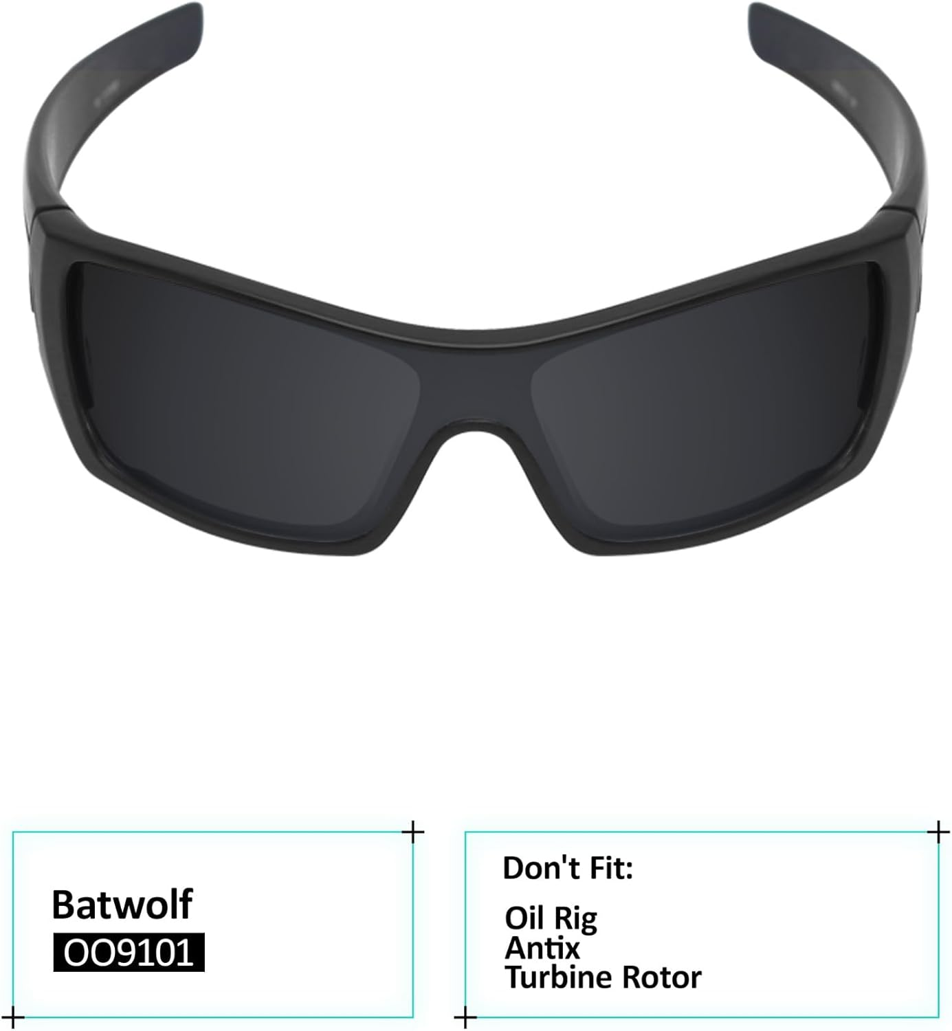 Galvanic Lenses for Oakley Batwolf OO9101 Sunglasses - Multiple Choices - 24K Polarized image number 4