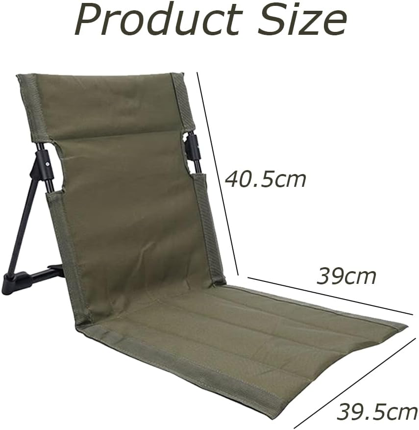 Beach Lounge Chair with Back Support, Lightweight Folding Camping Bed, Portable Convertible Lounge Recliner, Tanning Mat for Sunbathing Sunbathing Chair image number 6