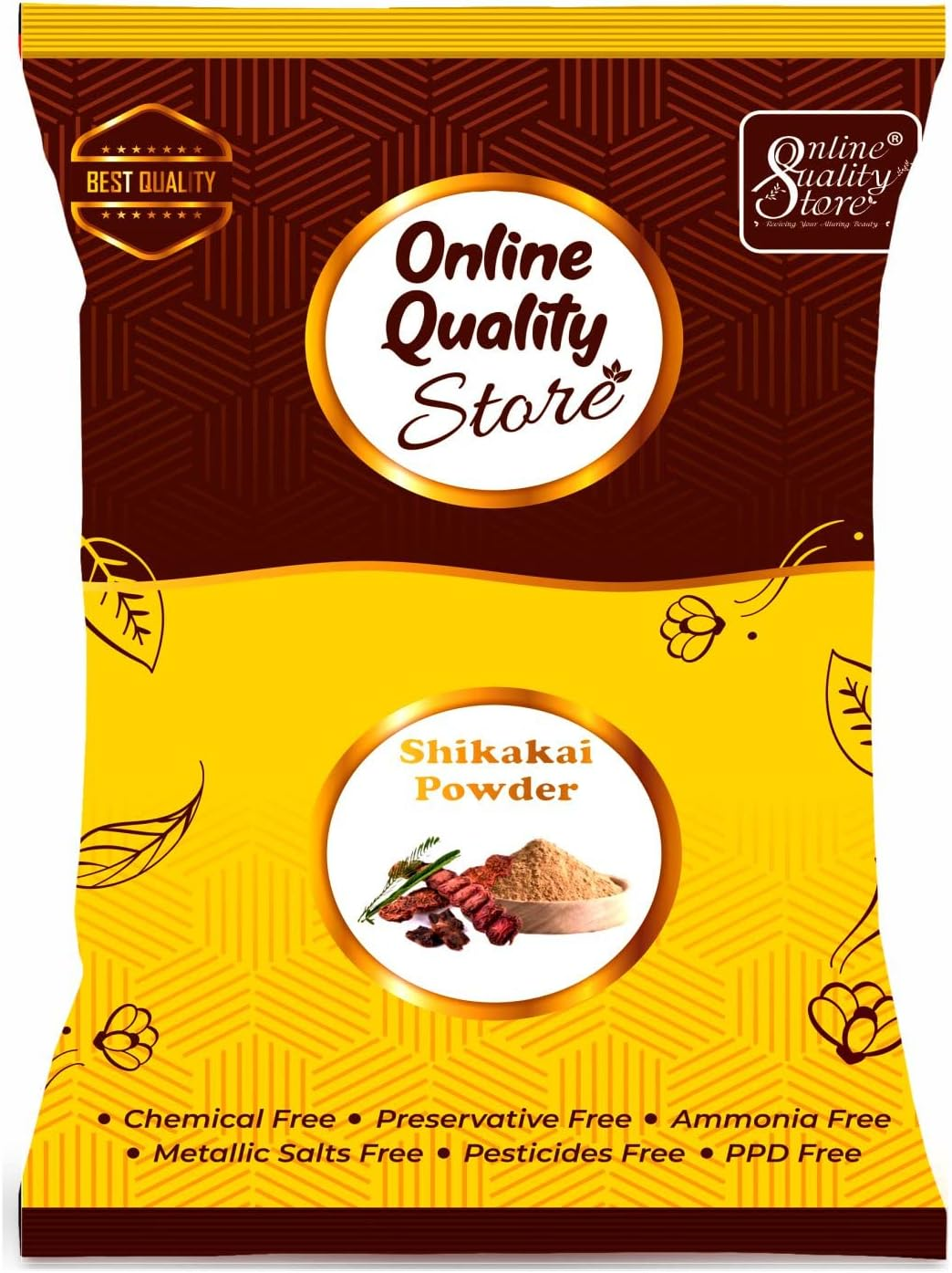 Online Quality Store Shikakai Powder for Hair (300 Grams) image number 1