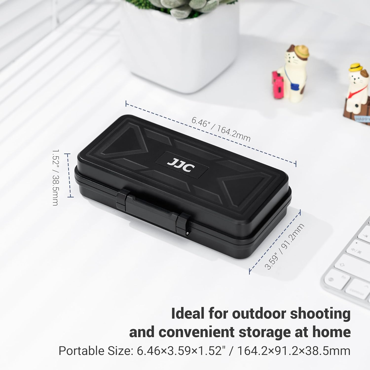 JJC Multi-Function Camera Battery Memory Card Storage Case for 6 SD Card,6 Cfexpress Type-B/Xqd Cards,5 Cfexpress Type-A Cards,3 Camera Batteries,Camera Battery Holder Box for LP-E6 NP-FZ100 NPW235 image number 5