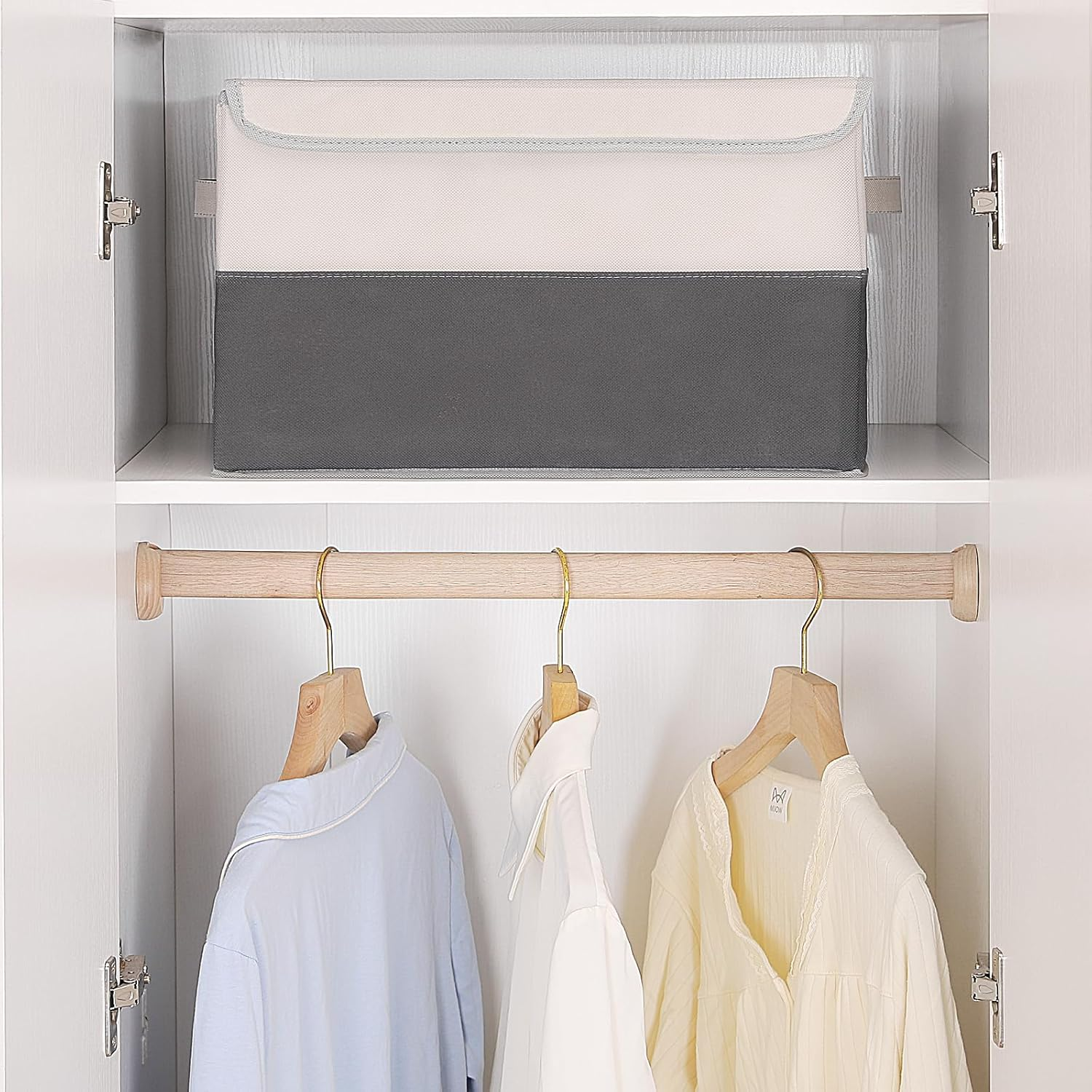 Warmi 4 Pack 29L Foldable Storage Box with Lids & Handles - Large Capacity Basket (L40Xw28Xh26Cm) for Bedroom, Wardrobe, Closet, Clothing, Sweater, Bedding, Home Storage & Organisation image number 3