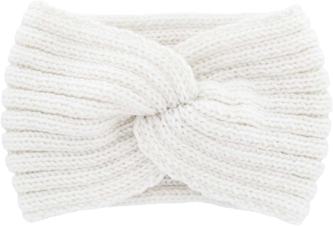 Axy Women'S Knitted Headband with Twist Knots, Winter Headband, Knitted Headband (Fuchsia) image number 1