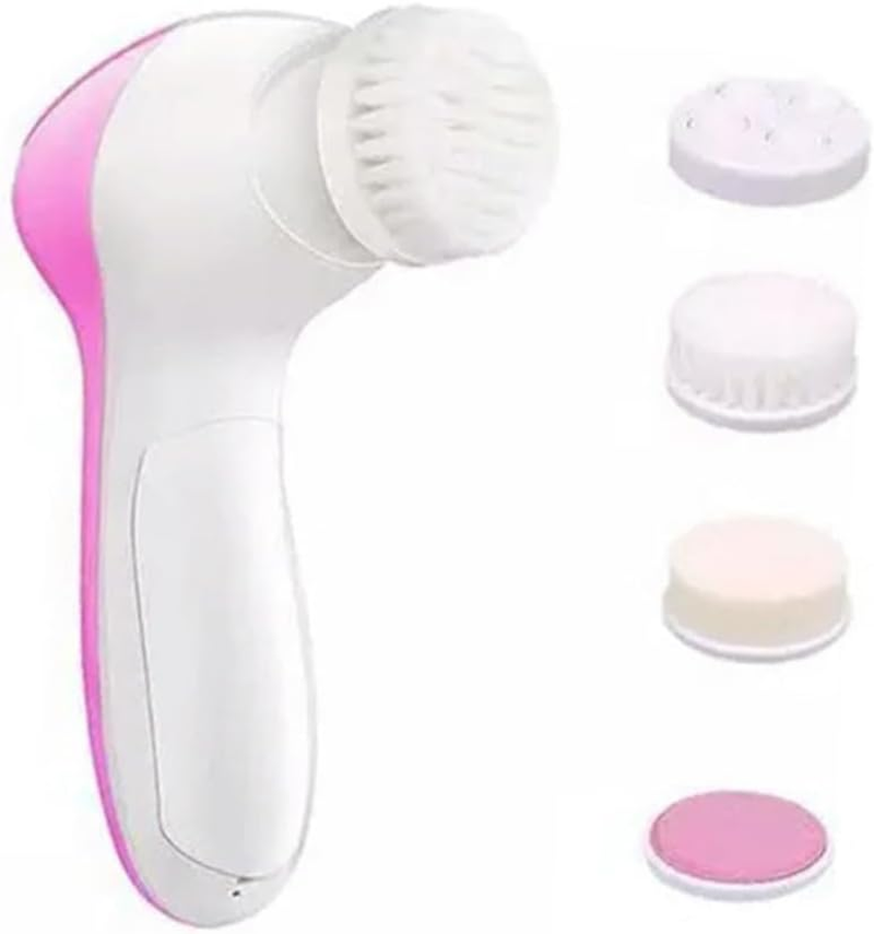 JEWEDECO Electric Face Washing Cleaner with Soft Brush Heads for Deep Pore Cleansing and Gentle Exfoliation Compact Rechargeable Facial Scrubber for Women and Men Portable Skin Cleansing image number 6