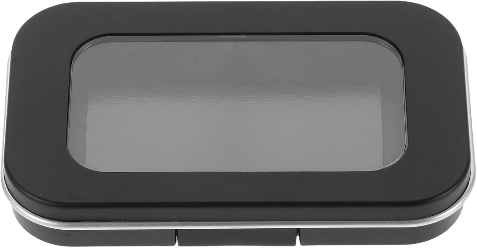 DOITOOL Magnetic Eyeshadow Palette Empty Compact DIY Makeup Mixing Plate Portable Black Makeup Organizer Suitable for Travel and Blush Storage image number 3