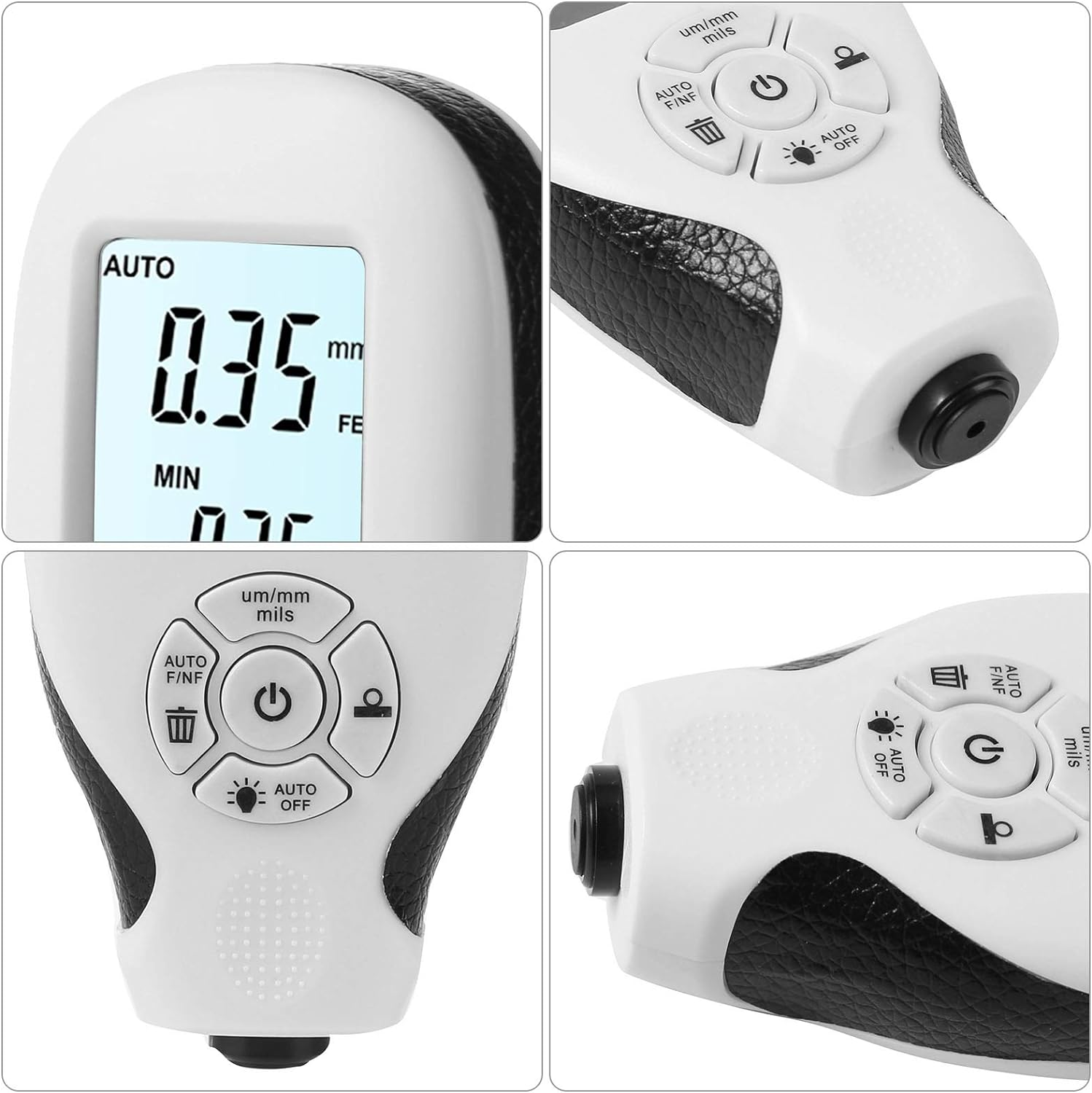 Eacam Paint Thickness Tester Car Coating Film Thickness Gauge 0~2000Um Digital Coating Meter with LCD Display Automotive Paint Films Tester image number 1