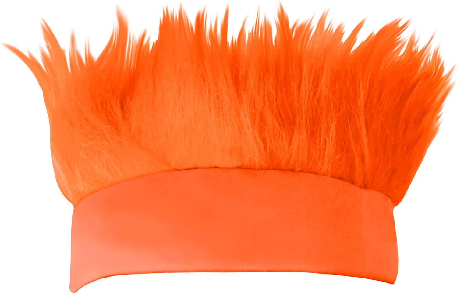 Beistle Hairy Headband, Orange - Black image number 6