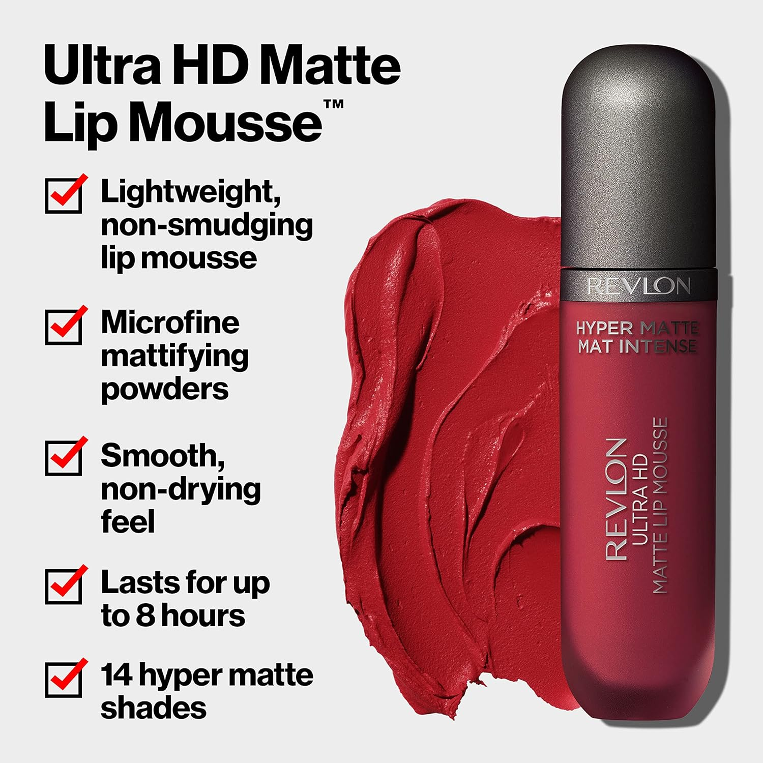 Revlon Ultra HD Matte Lip Mousse, 810 Sunset, 5.9 Ml image number 4