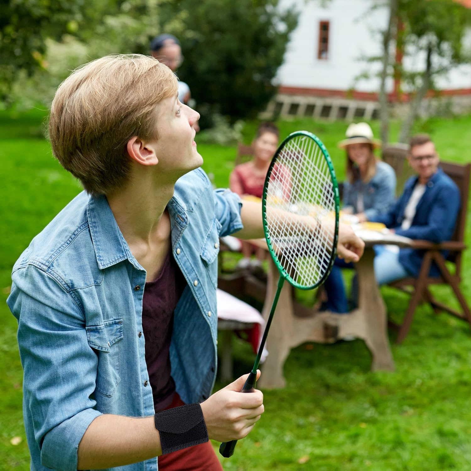 Wrist Brace & Wraps [2 Pcs] - Adjustable Carpal Tunnel Support & Sports Fitness Wrist Strap for Women Men (Black) image number 5
