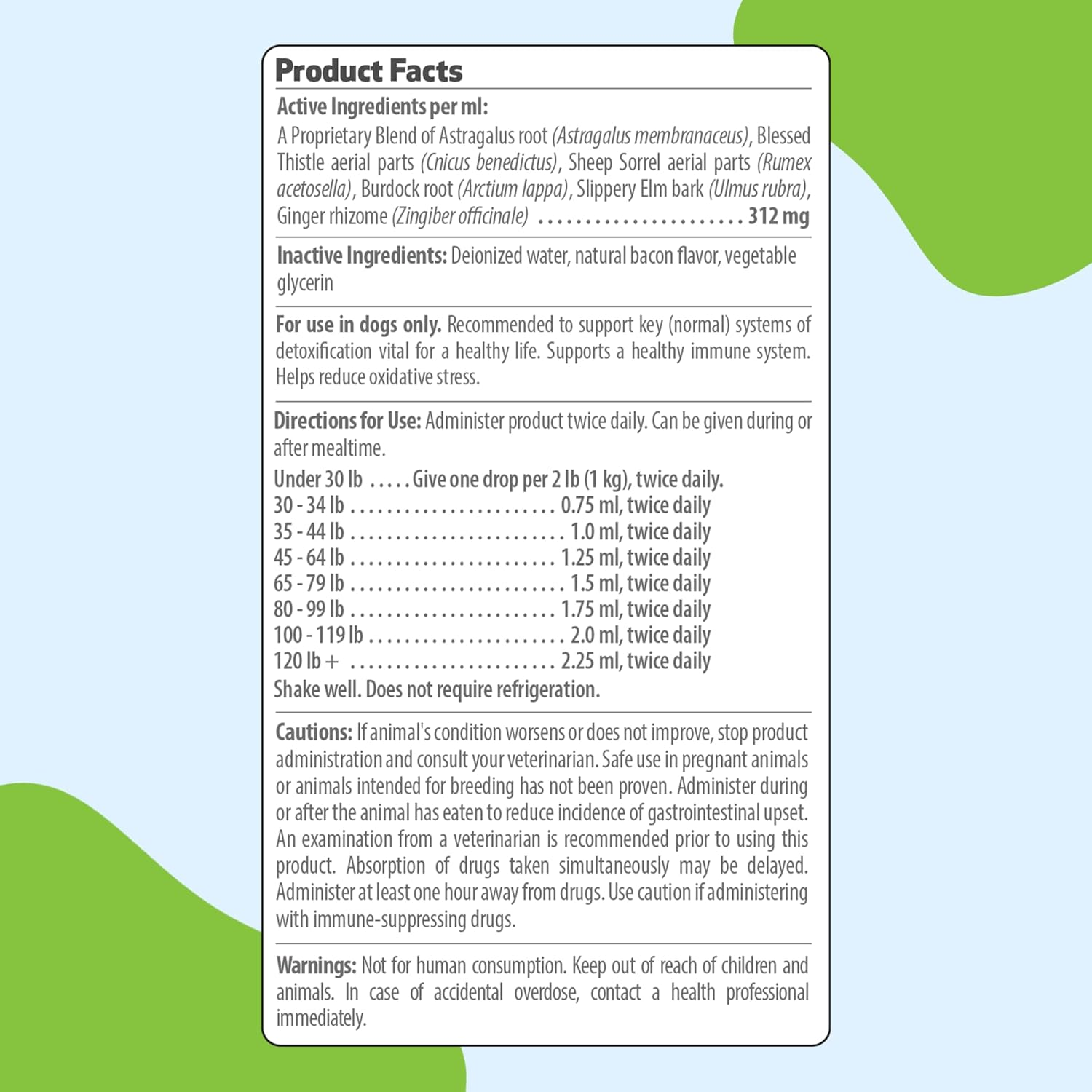 Pet Wellbeing Life Gold for Dogs - Immune Support and Antioxidant Protection - Veterinarian-Formulated Herbal Supplement 2 Oz (59 Ml) image number 5