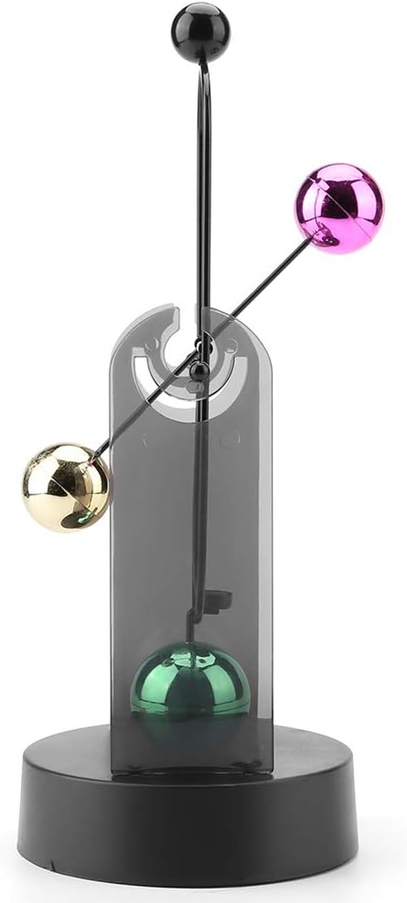 Perpetual Motion Machine, Modern Style Electronic Sculpture, Shake Wiggle Device | Swinging Art Craft | Desk Decoration | Space Decor for Your Friends Family image number 1