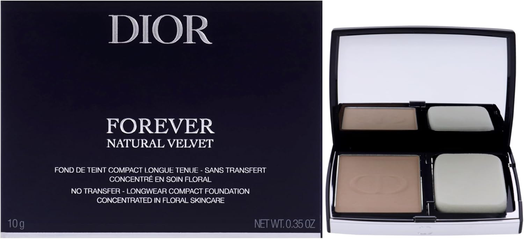 Christian Dior Dior Forever Natural Velvet - 2N Neutral for Women 0.35 Oz Foundation