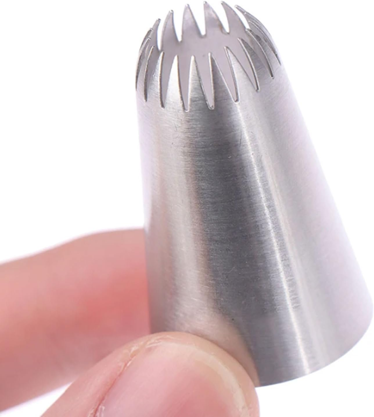 1Pcs Pastry Kitchen Gadgets Cookies Supplies Stainless Steel Silver Fondant Decor Nozzle for DIY Cakes Decoration image number 3