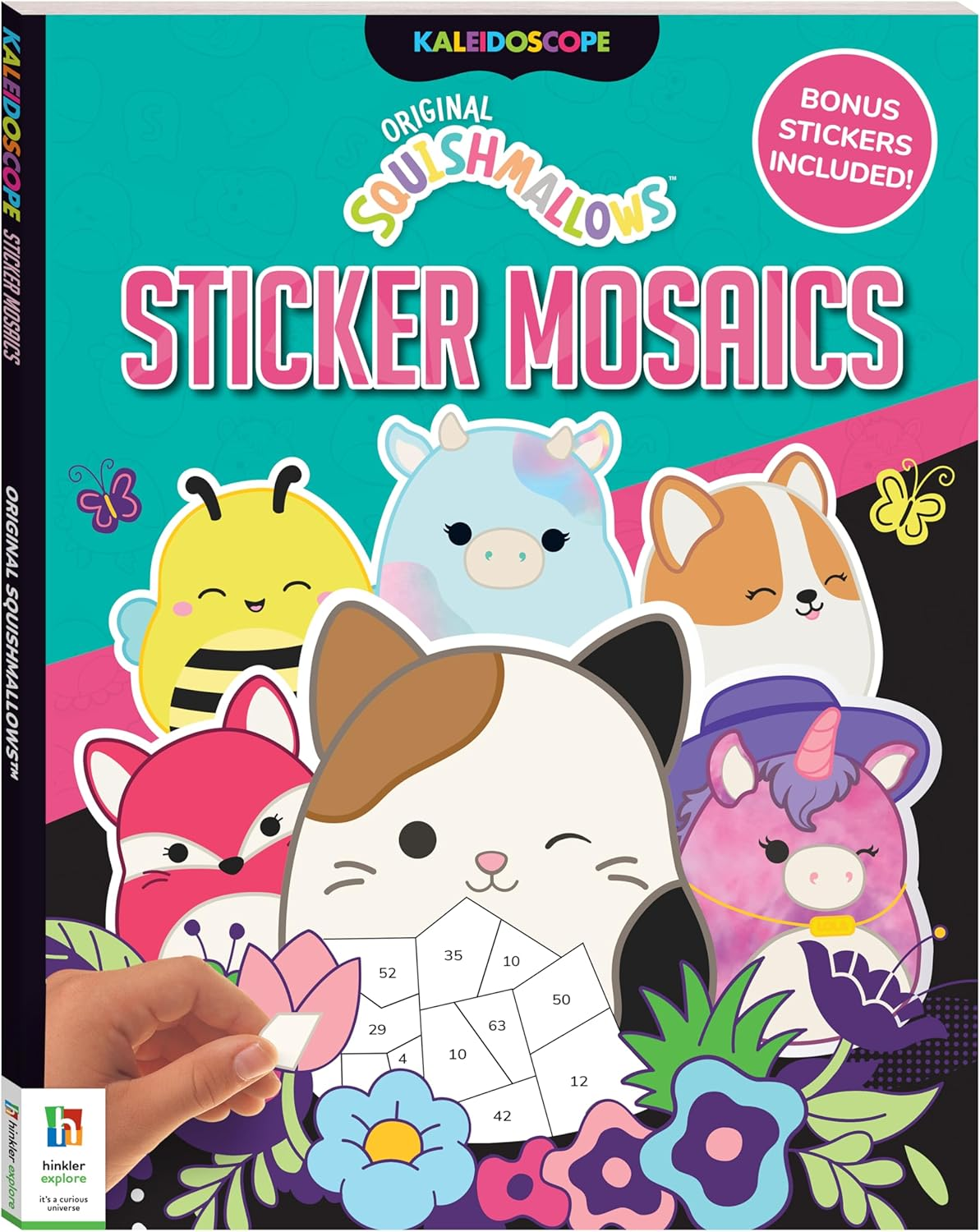 Kaleidoscope Sticker Mosaics Squishmallows &ndash; Fun Sticker Mosaic Book Featuring Beloved Squishmallows &ndash; Perfect for Kids Aged 8-12 image number 3