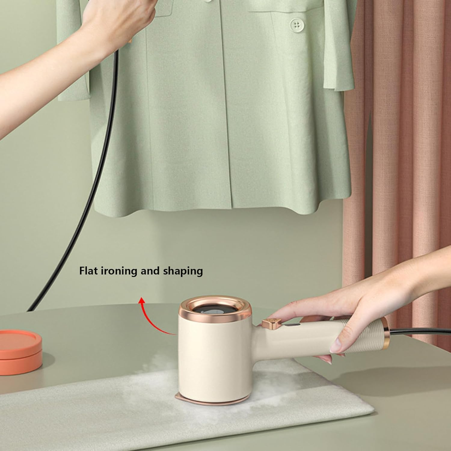 Portable Iron Travel Iron Steam Portable Iron Mini Iron Travel Iron Mini (White) image number 2