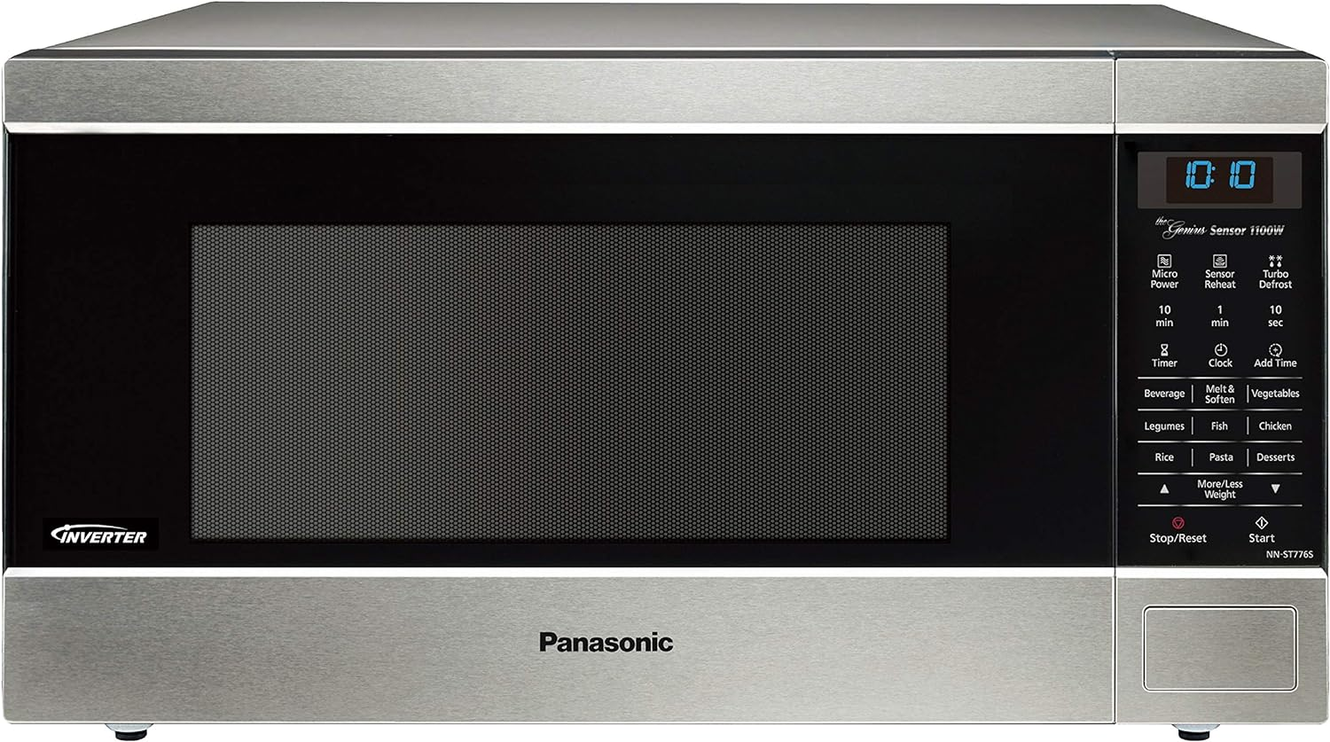 Panasonic 44L 1100W Genius Inverter Microwave Oven, Stainless Steel (NN-ST776SQPQ) image number 1