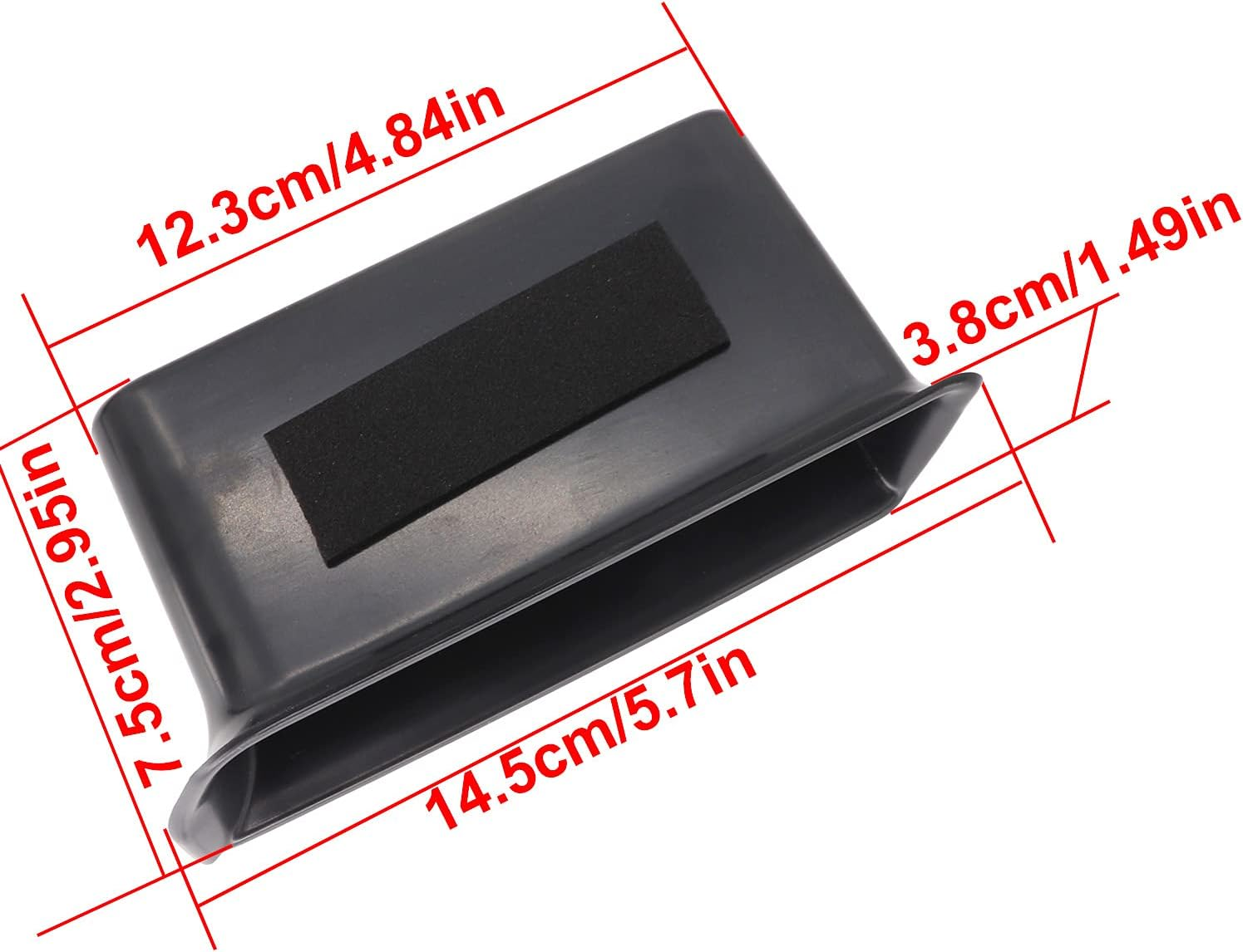 AUTOXBERT Door Side Storage Box for Suzuki Jimny 2019-2023 JB64 JB74 Accessories Interior Accessories Door Organizer Handle Pocket Phone Holder 2 Pack Black