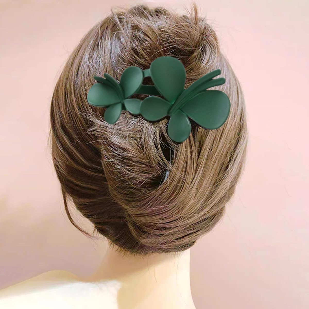 WEIPUER Butterfly Hair Clip Hair Clips Women'S Large Matt Duckbill Hair Clip Crocodile Hair Clip for Women Girls (Pack of 4) image number 3