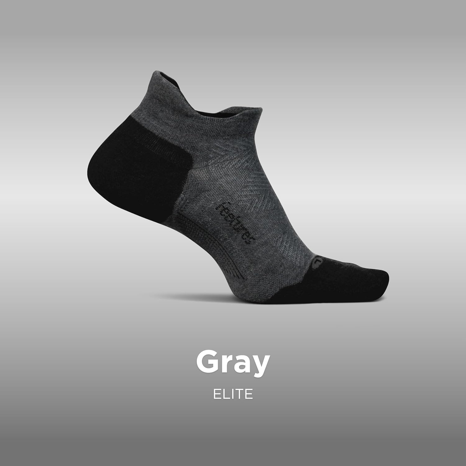 Feetures Elite Max Cushion No Show Tab Ankle Socks - Sport Sock with Targeted Compression - (1 Pair) image number 6