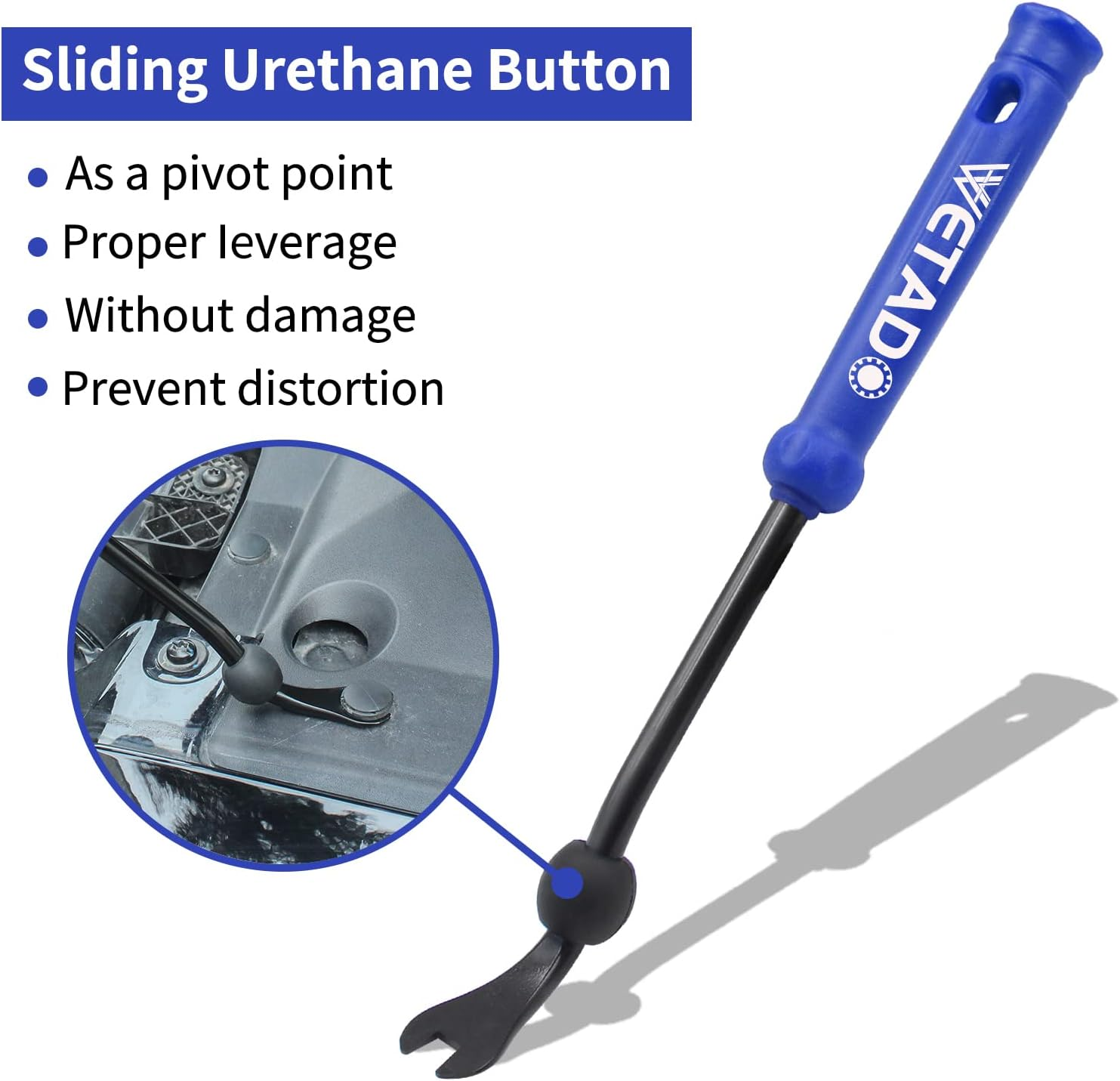 Auto Trim Removal Tool Set, Wetado 16 Pcs Auto Car Trim Tool Kit Plastic Pry Tool Kit for Car, Clip, Audio, Dashboards, Door Panel Window Molding Fastener Remover Tool Kit image number 1