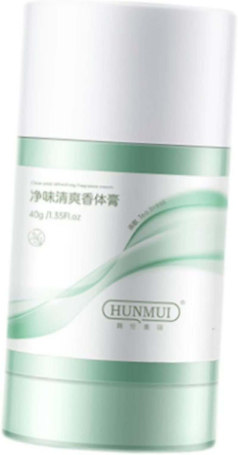 "Abbraccia" Solid Perfume Bar Solid Fragrance Deodorant Last Fragrance 40G Easy to Absorb Non Irritating Travel Perfume Balm Pocket, Green