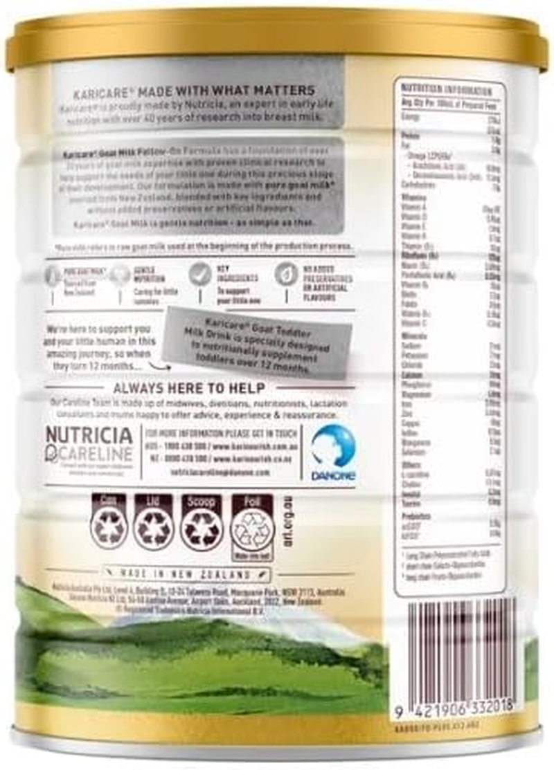 Karicare Goat Milk 2 Baby Follow-On Formula from 6-12 Months 900G