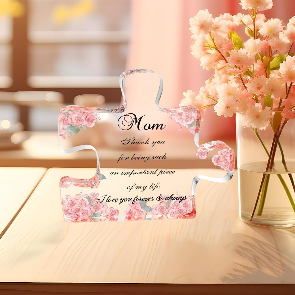 Mom Gifts for Moms Birthday Gifts for Moms from Daughters Sons Mommy Gift Acrylic Ornament Mother Giftfor Birthday Christmas Mothers Day Valentines Day Eastersgifts Mom to Begifts - Beautiful image number 7