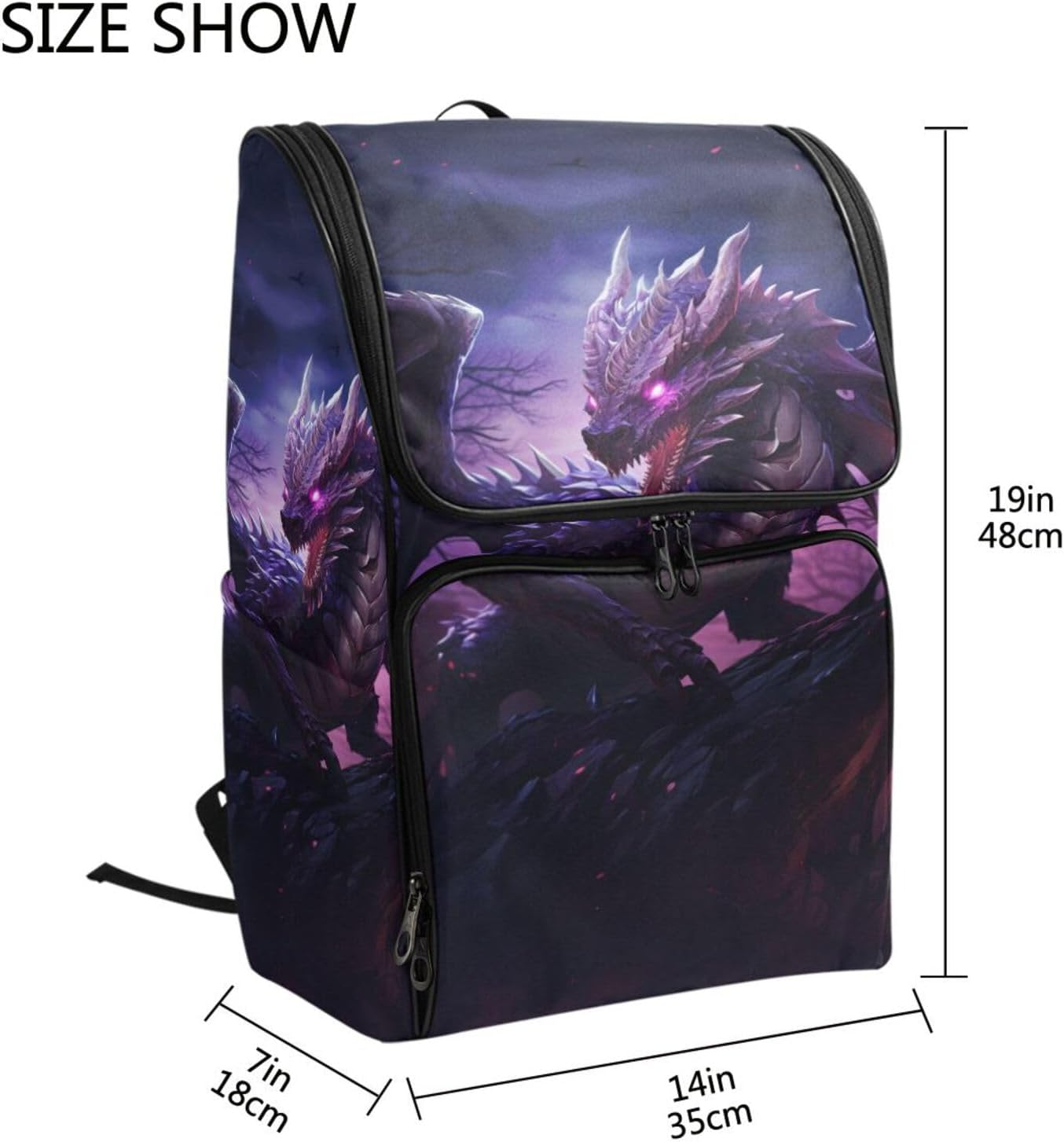 OREZI Schoolbag Bookbag Laptop Backpack for Kindergarten Elementry Middle School Student College Adult Backpack - Cute Doodle Dogs image number 3