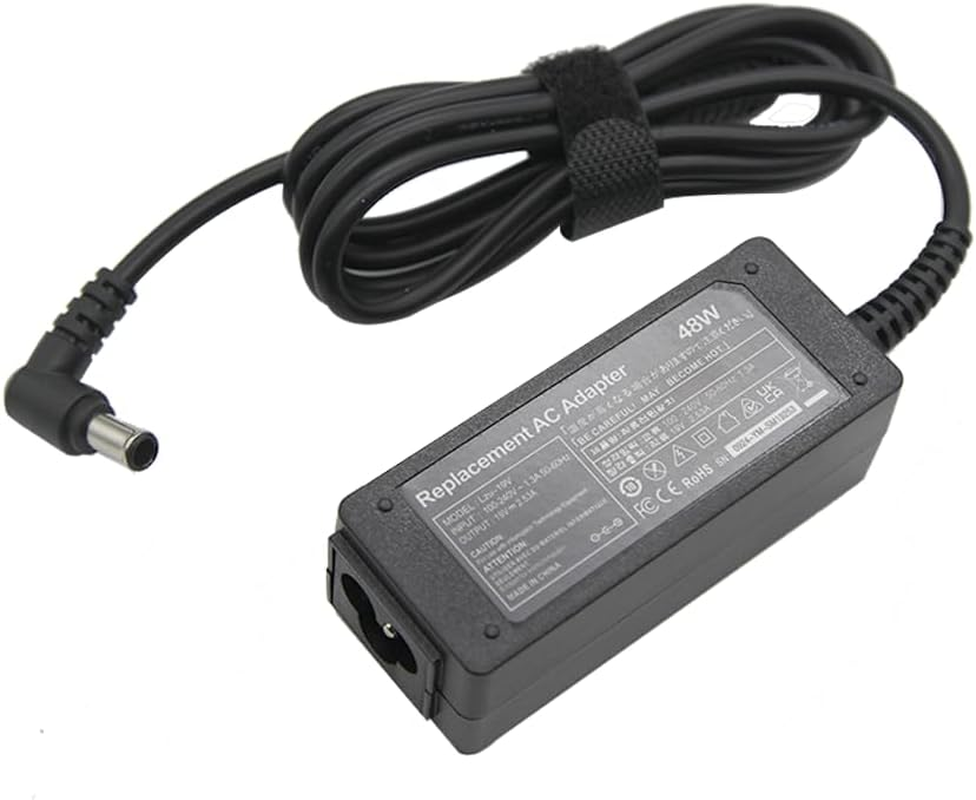 LZUMWS 19V 2.53A 6.5X4.4 Laptop Adapter 48W Charger for Samsung TV Monitor 32" UN32J5003 UN32J4000AF UN32J5205 UN22H5000 J4500 for LG Electronics 19" 20" 22" 23" 24" 27" LED LCD Monitor