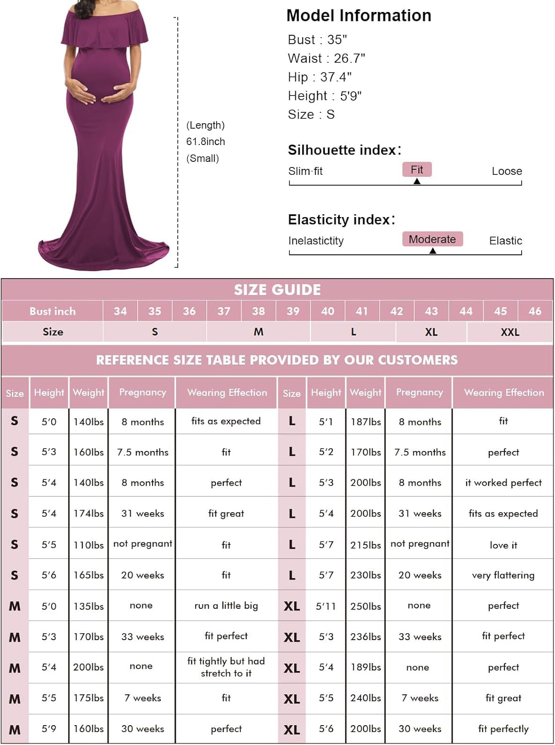 Glampunch Women'S Maternity Nursing Tops Long Sleeve Breastfeeding Top Tee Shirt Double Layer Pregnancy Shirt image number 6